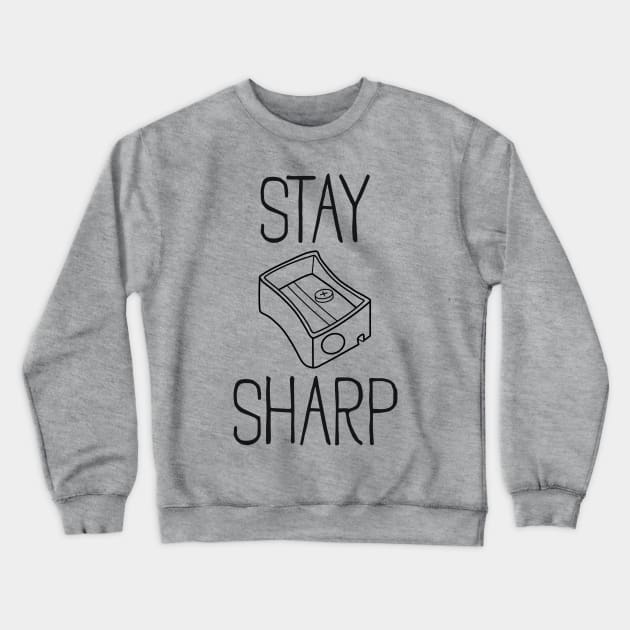 Stay Sharp Crewneck Sweatshirt by Cosmo Gazoo